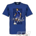 【予約RET01】RE-TAKE アンドレア・ピルロ アズーリ レジェンドTシャツ ブルー【サッカー/Italy/イタリア代表/Pirlo】ネコポス対応可能