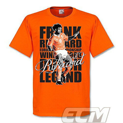 【予約RET01】RE-TAKE フランク・ライカールト　オランダ代表 レジェンドTシャツ オレンジ【サッカー/Netherlands/オランダ代表/Rijkaard】ネコポス対応可能