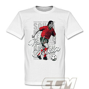 【予約RET01】RE-TAKE パウロ・ソウザ ポルトガル代表 レジェンドTシャツ ホワイト【サッカー/Portugal/ポルトガル代表/Paulo Sousa】ネコポス対応可能