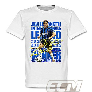 【予約RET01】RE-TAKE ハビエル・サネッティ インテル レジェンドTシャツ ホワイト【サッカー/Zanetti/アルゼンチン代表/Inter Milano】ネコポス対応可能