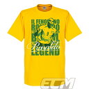 【予約RET01】RE-TAKE ロナウド Luis Nazario de Lima レジェンドTシャツ イエロー【サッカー/ワールドカップ/ブラジル代表/Ronaldo】ネコポス対応可能