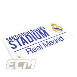 【国内未発売】【予約ECM25】レアルマドリード　"Santiago Bernabeu" ストリートサイン【REAL MADRID/サッカー/ベルナベウ/スペインリーグ/Cロナウド】 ECM12