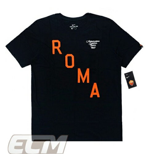 ECM32【国内未発売】ASローマ SquadTシャツ ブラック【サッカー/17-18/セリエA/ROMA】330