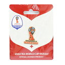 【WCR01】【SALE50 OFF】FIFA公式 ロシアワールドカップ 大会ロゴピンバッジ(エンボスカラー)【2018/ワールドカップ/サッカー/World Cup/W杯/Russia/ピンズ】ネコポス対応可能