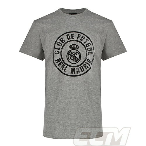 【国内未発売】SP7641レアルマドリード 公式ライセンス Tシャツ グレー【Real Madrid/サッカー/スペインリーグ/久保建英】ネコポス対応可能 PRM15