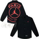 【予約JOR19】【海外買付】コーチJKTParis Saint-Germain x JORDAN コーチジャケット ブラック【サッカー/PSG/パリサンジェルマン/ジョーダン】