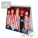 【国内未発売】【SALE40 OFF】アトレチコ マドリード 2019 オフィシャル 卓上カレンダー【リーガエスパニョーラ/Atletico Madrid/グリーズマン/シメオネ/サッカー】ネコポス対応可能 ECM10