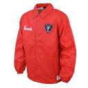 【SALE30%OFF】【GS018】GRANDE ベーシックコーチ ジャケット レッド【グランデ/サッカー/フットサル/ポーター】