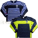 【期間限定SALE20%OFF】Goleador F216 ボーダー プラトレーニングトップ【ゴレアドール/フットサル/サッカー/トレーニング/スウェット】