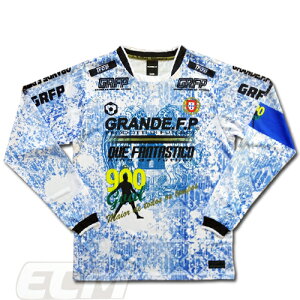 A【GFP07】【限定生産】 GRANDE FP ポルトガル代表 "GOAT 900 Goal” 長袖プラシャツ アウェイVer【グランデ/サッカー/フットサル/サポーター/Cロナウド/クロロナ】