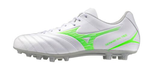 【送料無料】在庫限り　サッカースパイク固定式　人工芝推奨　ミズノ　モナルシーダNEO III SELECT MG　P1GA2526 37:ホワイト×ネオングリーン
