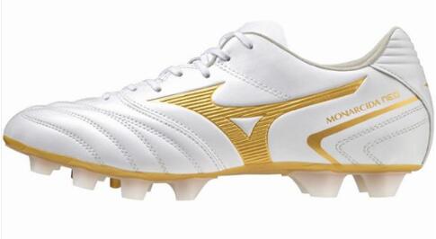 【送料無料】在庫限り　サッカースパイク固定式　モナルシーダNEO II SW　P1GA2324 　52ホワイト／ゴールド　4E相当　幅広