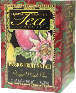 ハワイアンアイランドティーカンパニー パッションフルーツナパリ（紅茶） 20P Hawaiian Islands Tea Company Passion Fruit na Pali Black Tea ハワイ 紅茶 フレーバーティー[正規輸入品]