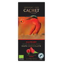 カシェ オーガニック ラズベリー 90g オーガニックチョコレート CACHET RASPBERRY 55% CACAO DARK CHOCOLATE BIO ...