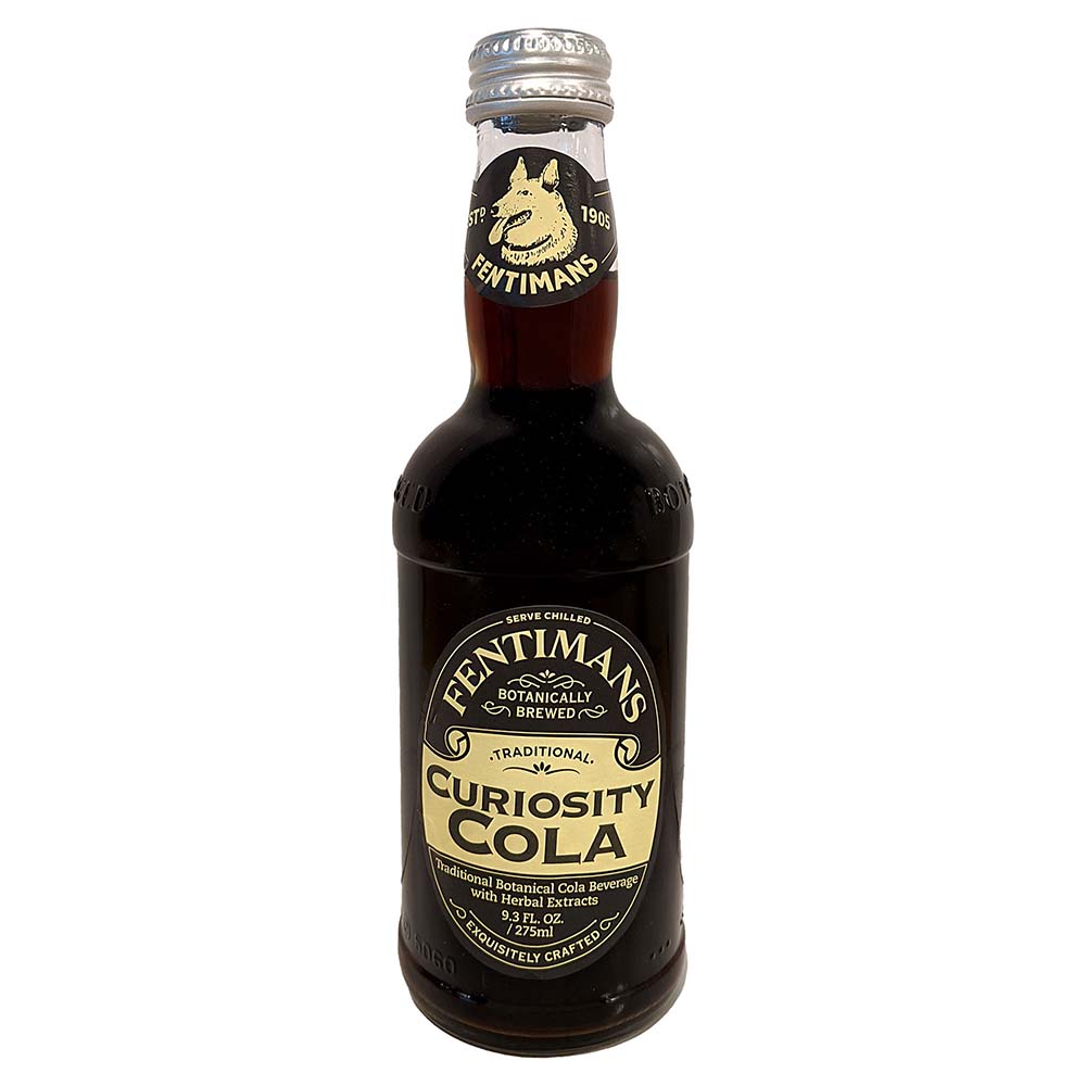 フェンティマンス キュリオスティーコーラ 275ml×24本（1ケース） FENTIMANS CURIOSITY COLA おしゃれな瓶 炭酸 ジンジャー ショウガ 正規輸入品