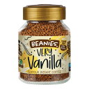 ビーニーズ ベリーバニラ 50g BEANIES Very Vanilla flavour instant coffee フレーバー インスタントコーヒー 低カロリー low calorie ヴィーガン vegan グルテンフリー gluten free 無糖 sugar free ナッツ不使用 no nuts 