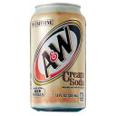 A&W クリームソーダ 355ml×24本（1ケース）Cream Soda エイアンドダブリュ エンダー アメリカ産 