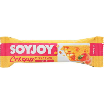 SOYJOY ソイジョイ クリスピー ピーチ 1本【smtb-TD】【RCP】【大塚製薬/間食に/大豆/ダイズ/植物性タンパク質/大豆イソフラボン/食物繊維/低GI食品】