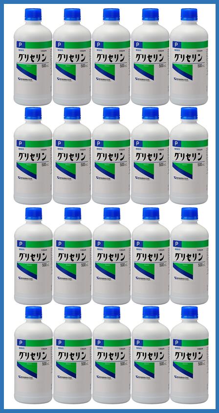 【送料無料※対象地域は除く】グリセリンP「ケンエー」500ml×20本【1ケース】【4987286417639】【健栄製薬/リニューアル】医薬部外品か..