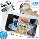 商品名 お魚ピチピチ　猫用おもちゃ　サバ 規格 1個 特徴 ・タッチで変化！5種の動きが飽きさせない！ ・本体に触れると魚が生き返ったように動く! ・動きは5パターン ・USB充電で取り外せるので猫ちゃんとも一緒に遊べる ・おなかに入れられるマタタビ付き(2パック付き) ・充電部分を外して洗濯可能 ・猫が喜ぶサイズ セット内容 サバ：本体約200×85×30mm バッテリー：リチウム電池 広告文責 株式会社　村源 019-623-1211 製造販売会社 日翔株式会社 0120-910-690 区分 ペット用品お客様のご注文確認後に、【発送にお時間を頂く商品】【リニューアル品・製造中止品】の確認を致しまして 弊社より、ご連絡を差し上げる場合がございます。ご了承くださいませ。