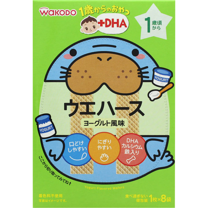 1歳からのおやつ＋DHA ウエハース ヨ