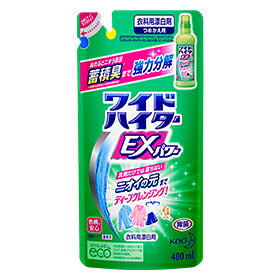 【花王】ワイドハイターEXパワー つめかえ用 480ml【smtb-TD】【RCP】【衣料用漂白剤（酸素系）/漂白剤】