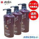 スカルプ オールインワン 柿渋 オイルシャンプー 600mL ×3本 ノンシリコン処方 アミノ酸系洗浄成分配合 弱酸性 アルガン 馬油 椿油