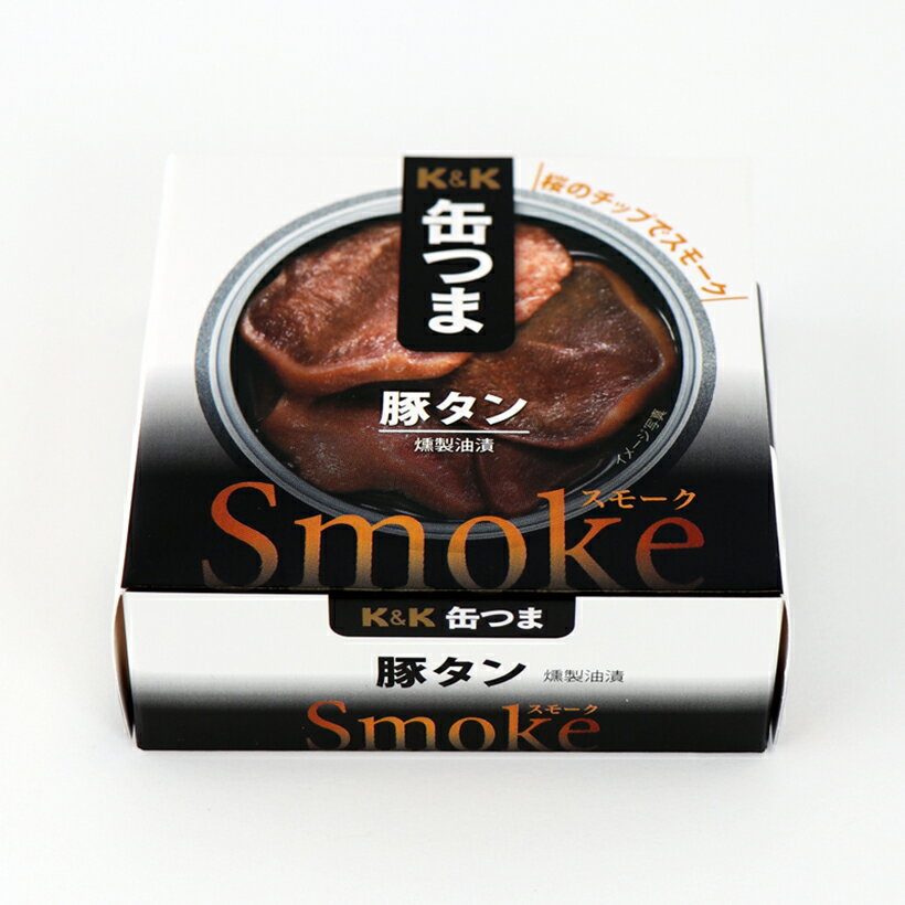 国分 K＆K 缶つま Smoke 豚タン 50g ス