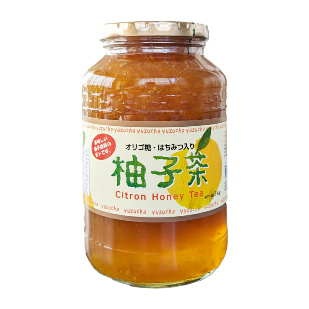 高麗貿易 柚子茶 1kg 韓国産のジャムとしても使えるゆず茶 オリゴ糖 はちみつ入り