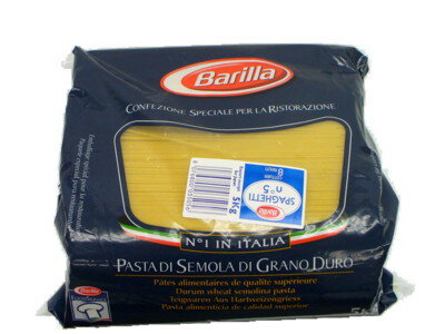 【送料無料】バリラ No.5 スパゲッティーニ(1.78mm) 5kg x 3袋(1ケース) 業務用 パスタ デュラム小麦 セモリナ 1