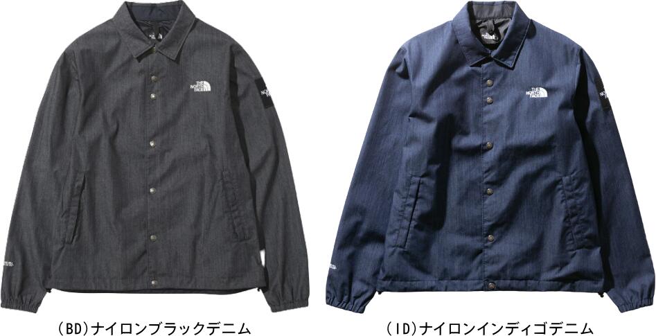 【送料無料】【あす楽】THE NORTH FACE ノースフェイス GTXデニムコーチジャケット（メンズ） GTX Denim Coach Jacket NP12042 (BD)ナイロンブラックデニム・(ID)ナイロンインディゴデニム