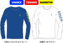 【送料無料】【メール便対応】GOSEN ゴーセン テニス バドミントン ロゴロングスリーブTシャツ UNISEX 男女兼用 JPT50 数量限定 #進級 #進学...