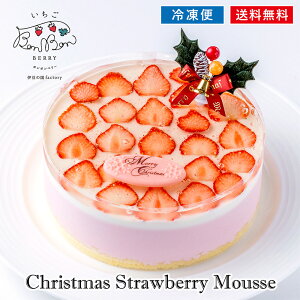 ＼クリスマスケーキ 早割！／ 楽天1位★いちごムース 5号 クリスマスケーキ クリスマスプレゼント Xmasケーキ 人気 チョコ ランキング 送料無料 BonBonBerry