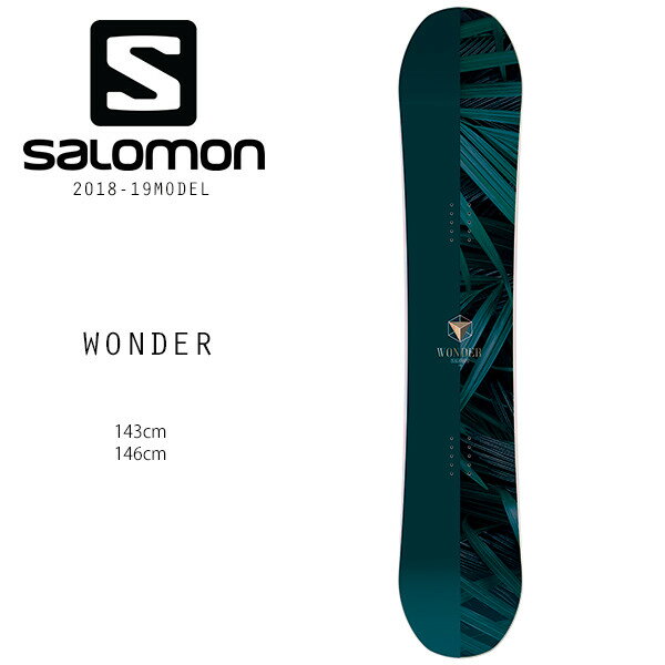 スノーボード 板 SALOMON サロモン WONDER ワンダー 18-19モデルレディース FF H30