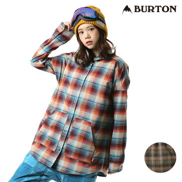 スノーボード インナーウェア 長袖 シャツ BURTON バートン WB TEYLA FLANNEL LS 18-19モデル レディース FF L6