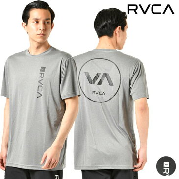 RVCA ルーカ メンズ 半袖 Tシャツ ユーティリティ 水陸両用 ラッシュガード AJ041-855 REVERT SS 吸水 速乾 UVカット H1S B29