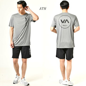 RVCA ルーカ メンズ 半袖 Tシャツ ユーティリティ 水陸両用 ラッシュガード AJ041-855 REVERT SS 吸水 速乾 UVカット H1S B29