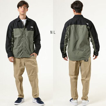 THE NORTH FACE ノースフェイス NUPSTE SHIRT メンズ 長袖シャツ NR11961 ロングスリーブ ヌプシ シャツ GG1 F1