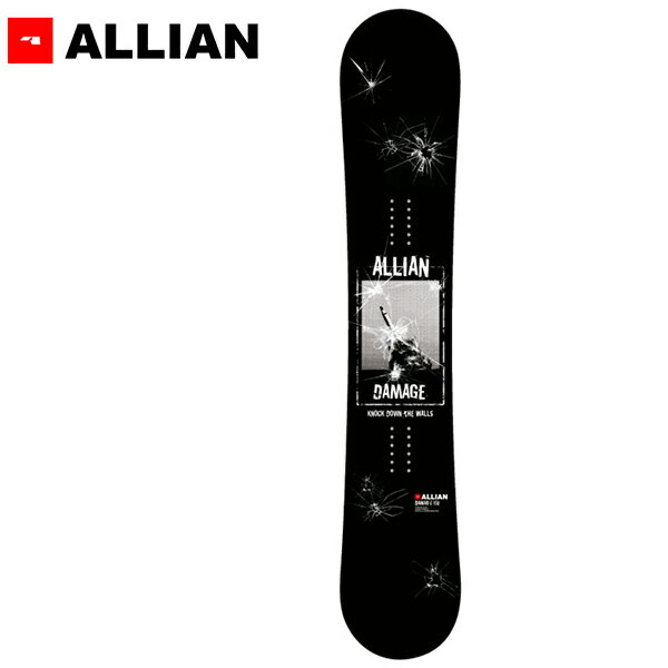 スノーボード 板 ALLIAN アライアン DAMAGE ダメージ 19-20モデル メンズ レディース GG F28