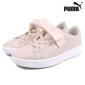 PUMA プーマ VIKKY V2 RIBBON GLITZ AC ビッキー V2 リボン グリッツ AC ジュニア シューズ 370634 靴 スニーカー HX1 A14