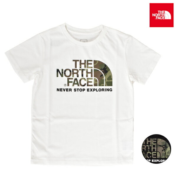 THE NORTH FACE ノースフェイス S/S Camo Logo Tee NTJ31992 ジュニア 半袖 Tシャツ 130cm〜150cm HH1 C10