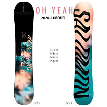 予約販売 11月中旬入荷予定 スノーボード 板 SALOMON サロモン OH YEAH オーイエーイ レディース 20-21モデル HH F8