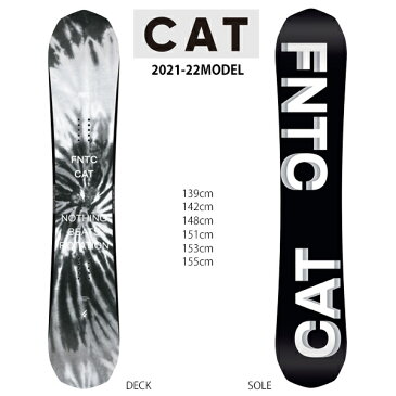 予約販売 スノーボード 板 FNTC エフエヌティーシー CAT シーエーティー 21-22モデル メンズ レディース II E14