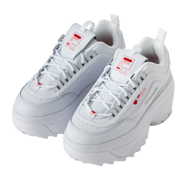 FILA フィラ DISRUPTOR II ムラサキスポーツ WEDGE HEART ディスラプター2 ウェッジ ハート WSS21084-128 レディース シューズ 厚底スニーカー HEART PACK JJ1 ムラサキスポーツ L20