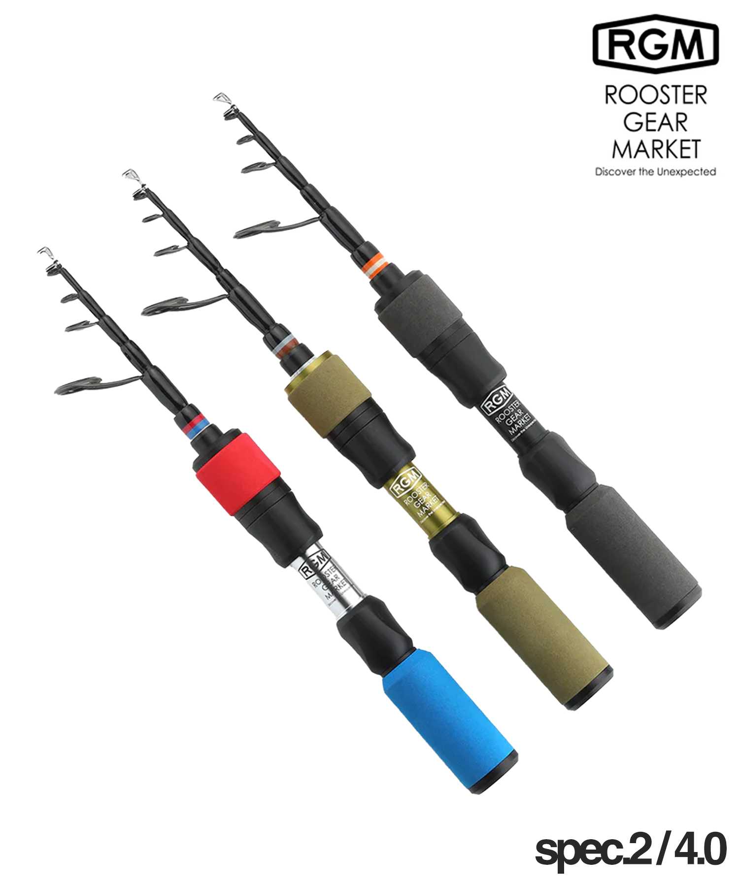 ROOSTER GEAR MARKET ルースターギアマーケット SPEC.2/4.0 フィッシング ロッド 釣り竿 スピニングロッド ムラサキスポーツ