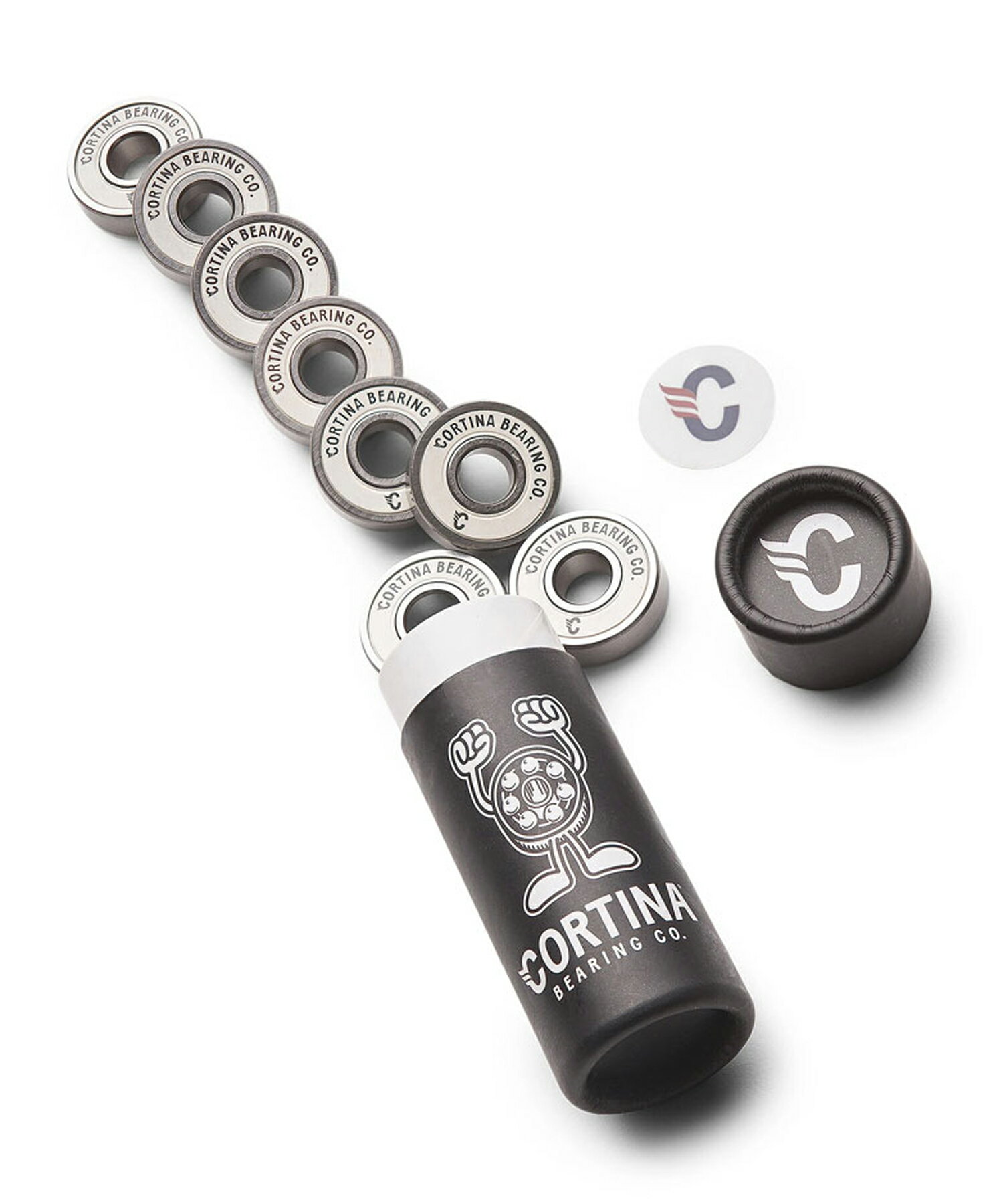 スケートボード ベアリング Cortina Bearing Co. コルティナ ベアリング OSCO2042 C CLASS KK H22 2