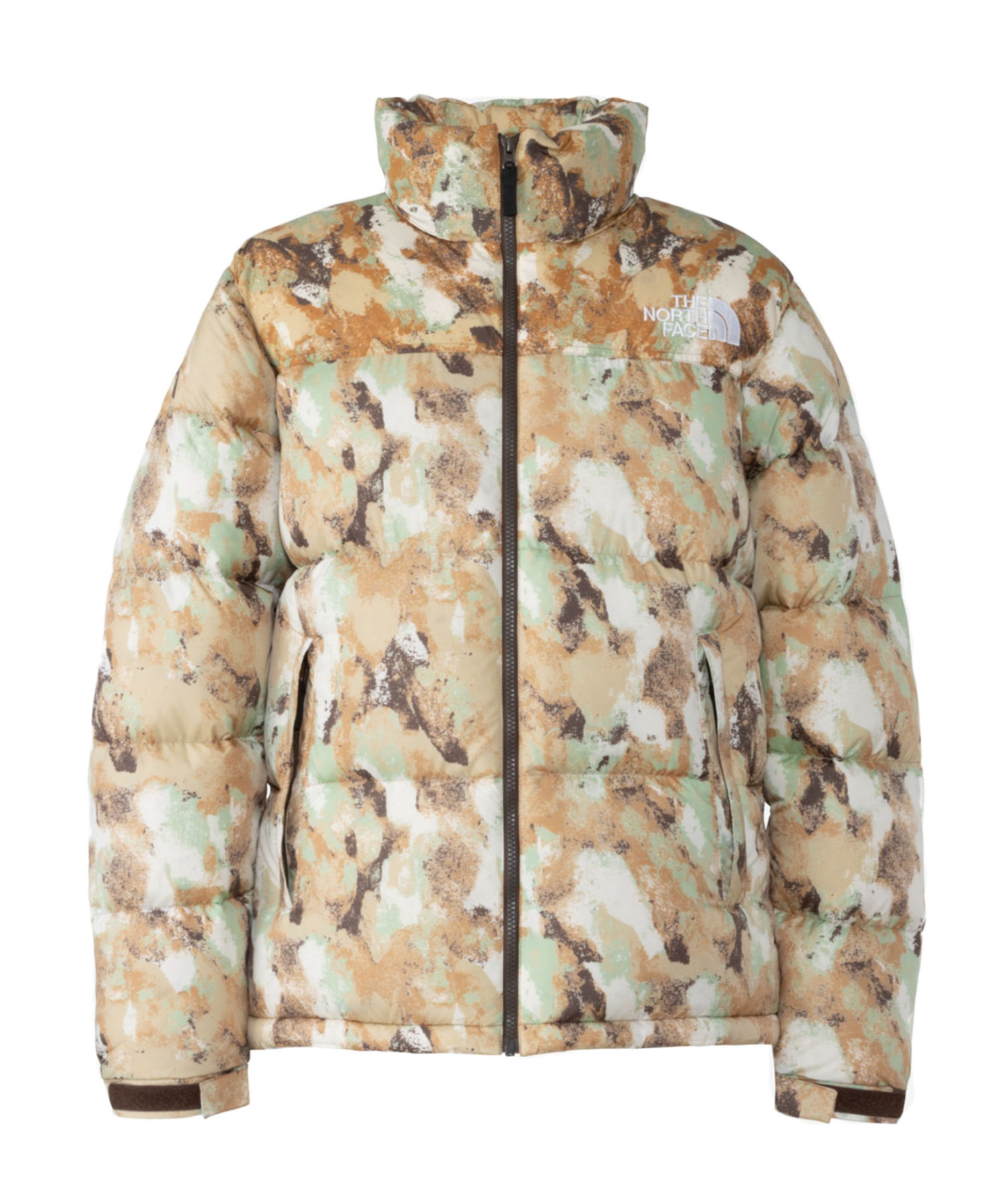 THE NORTH FACE/ザ・ノース・フェイス ジャケット NV NUPTSE JACKET ノベルティーヌプシジャケット メンズ ダウンジャケット 総柄 撥水 ND92336