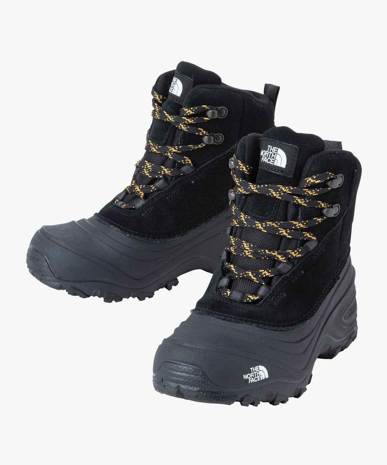 THE NORTH FACE/ザ・ノース・フェイス K Chilkat V Lace WP チルカット V レース ウォータープルーフ キッズ ウィンターブーツ 防水 ブラック NFJ02370 KK