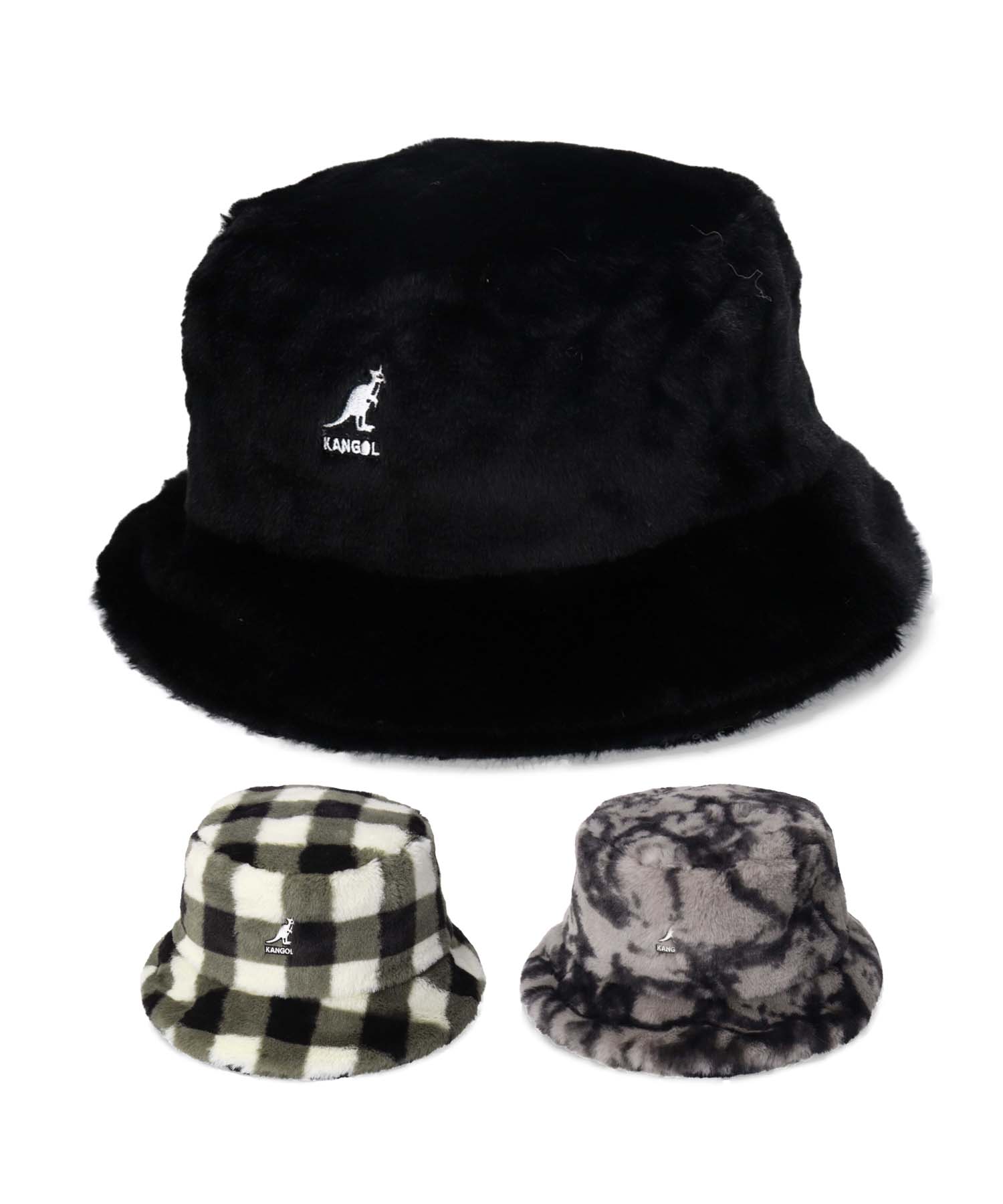 KANGOL/カンゴール ハット FAUX FUR BUCKET フェイクファーバケット バケットハット 234069611