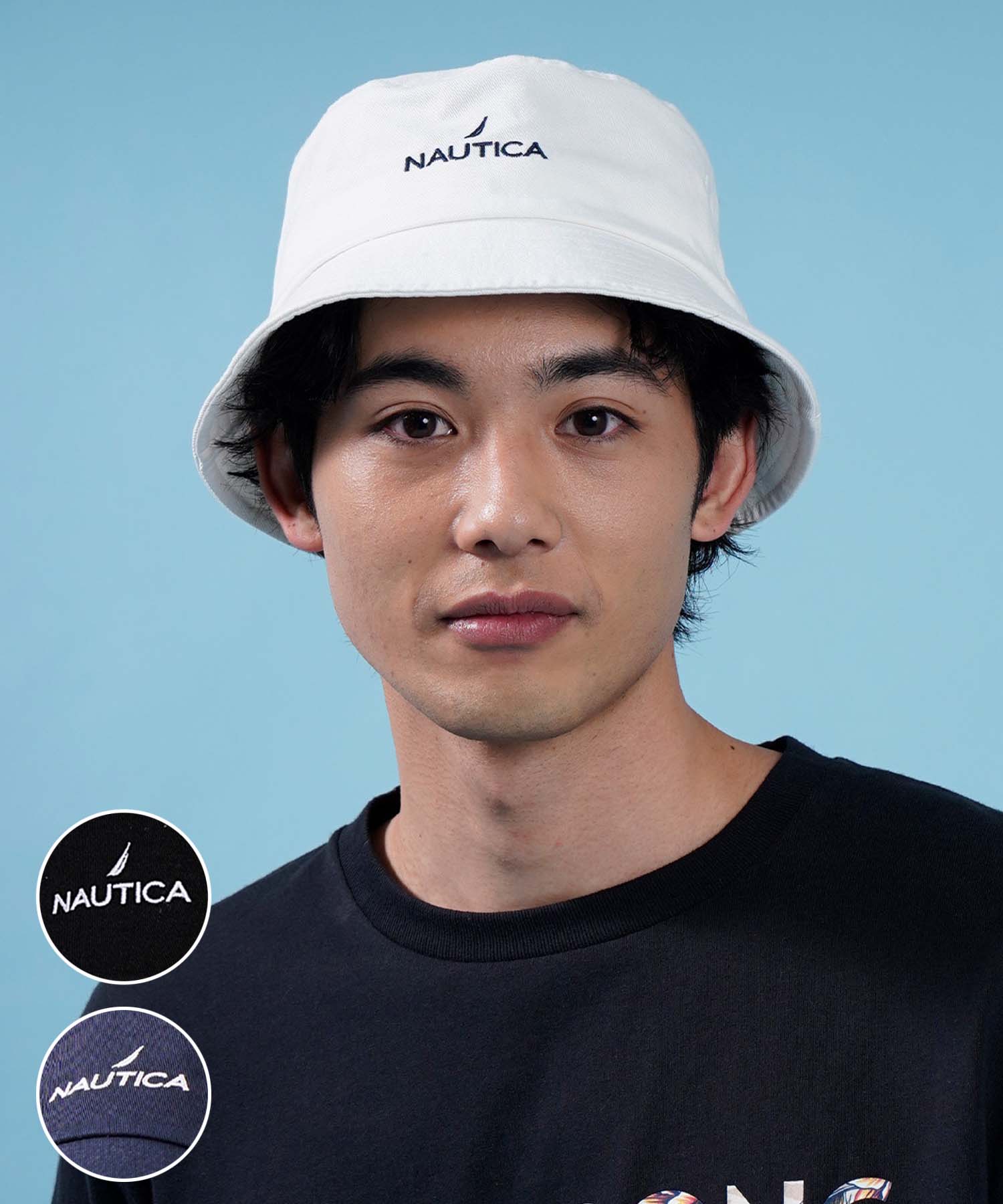 NAUTICA/m[eBJ nbg BUCKET HAT oPbgnbg NT039